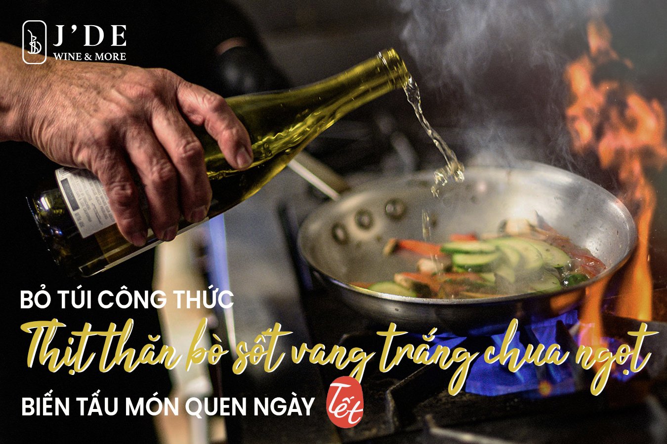 Thịt thăn bò sốt vang trắng chua ngọt – Bỏ túi công thức biến tấu món quen ngày Tết